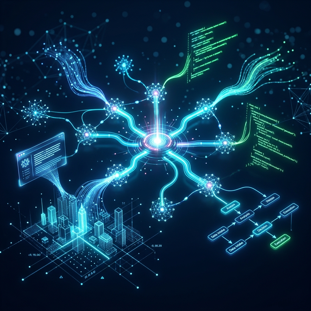 Agentic AI workflow visualization